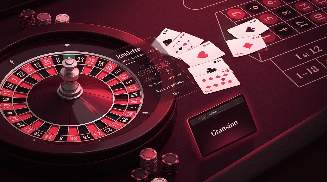 Jeux de table et roulette
