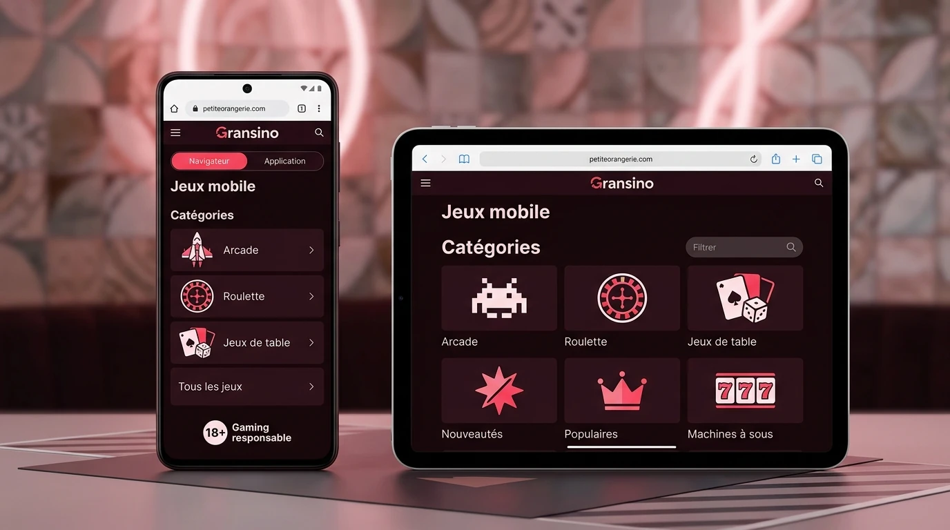 Jeux sur mobile