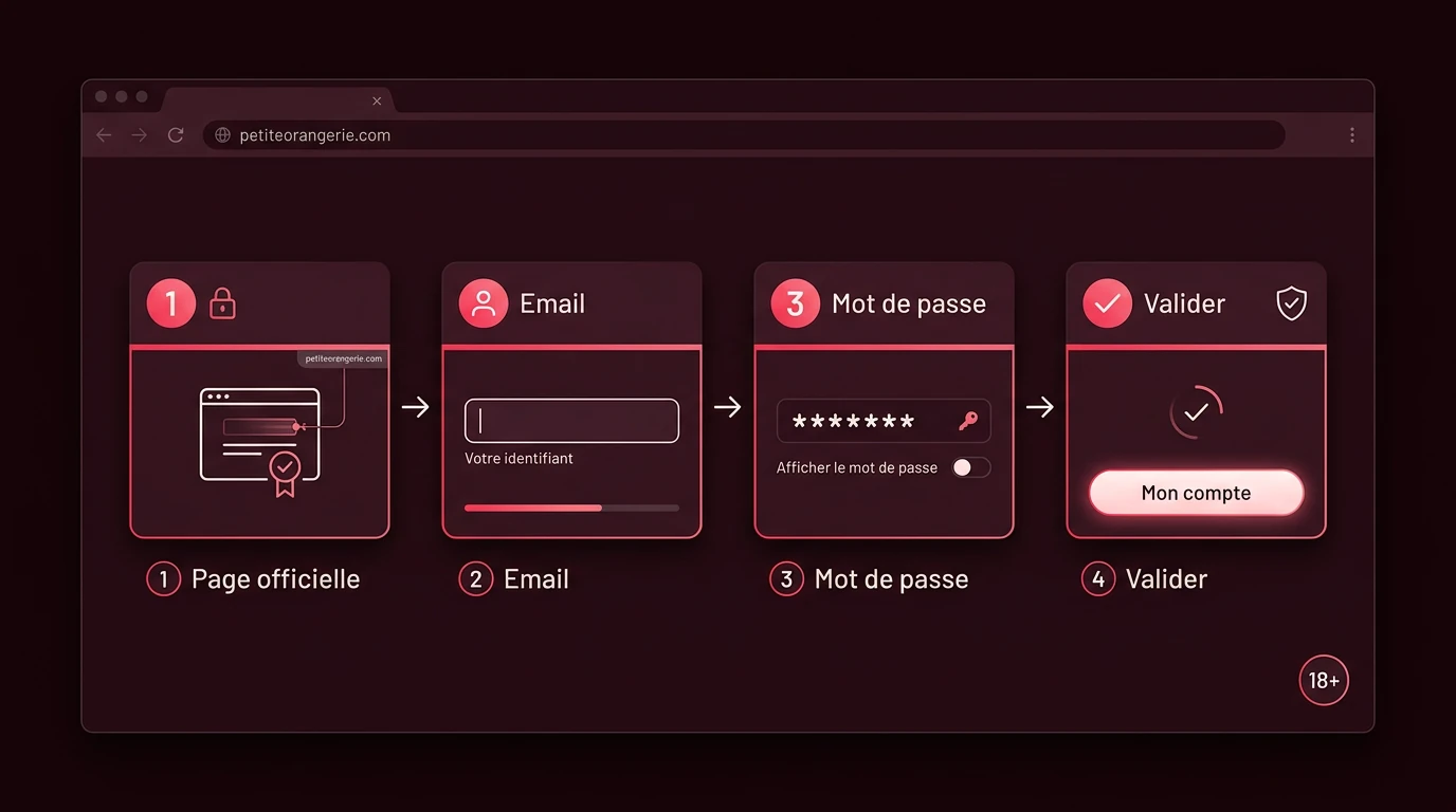 Étapes pour se connecter à Gransino casino login