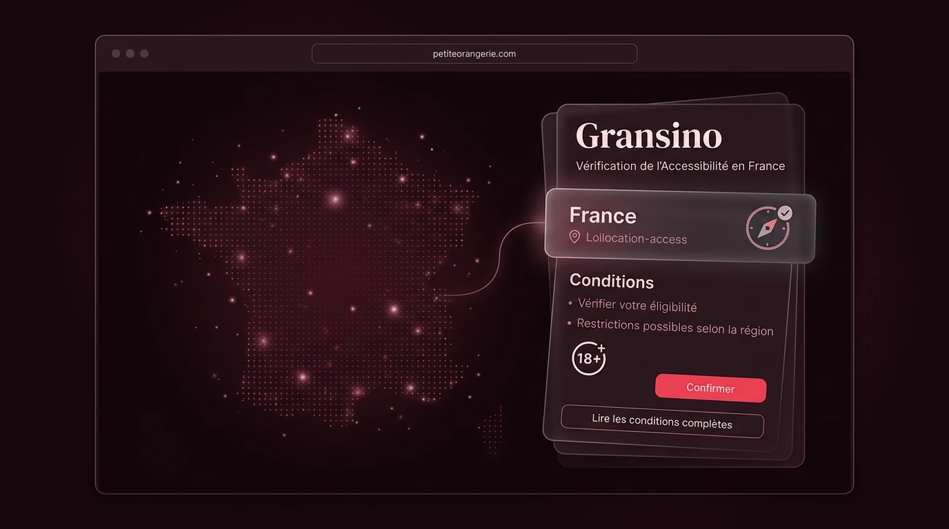 Gransino casino france – accessibilité et conditions